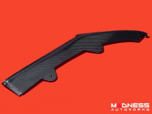 Alfa Romeo Giulia Front Spoiler - Carbon Fiber - Italia Style - Stile Italia - Base Model - V2 - Two Piece Design